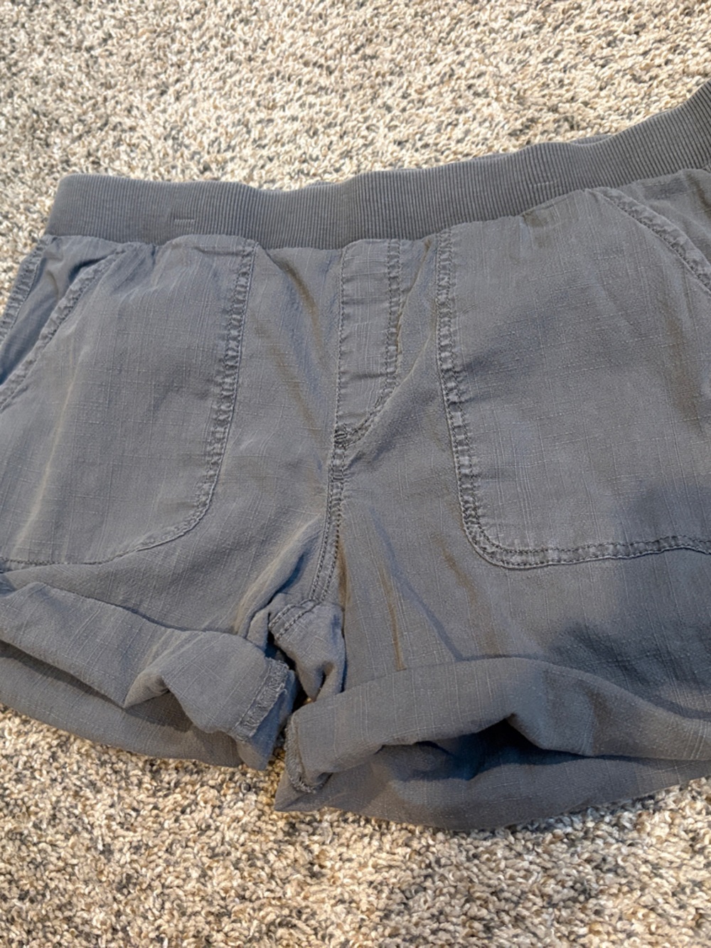 Sonoma Gray Roll-Cuff Athletic Shorts